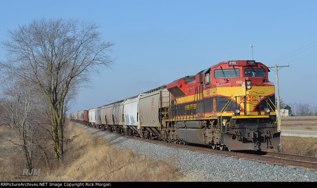 KCS DPU on a Grain Train